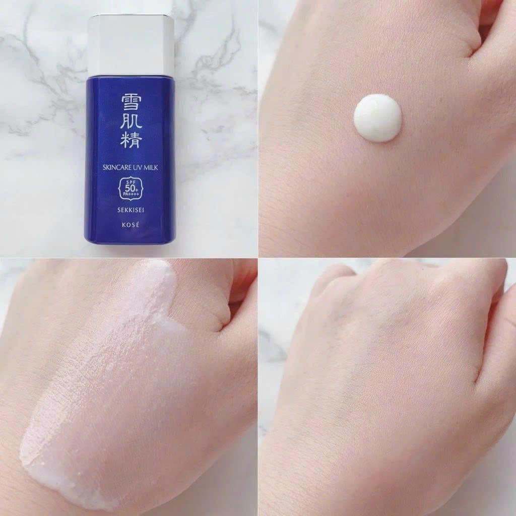 [MADE IN JAPAN] Kose Kem Chống Nắng (KCN) Kose SEKKISEI Skincare UV Milk - 55ml