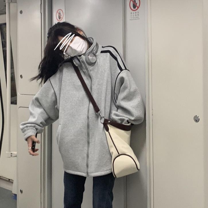 Áo Khoác Nam Nữ Có Mũ , Áo Hoodie Zip Sọc Kẻ Tay Chất Nỉ , Áo Nỉ Cao Cấp TL13