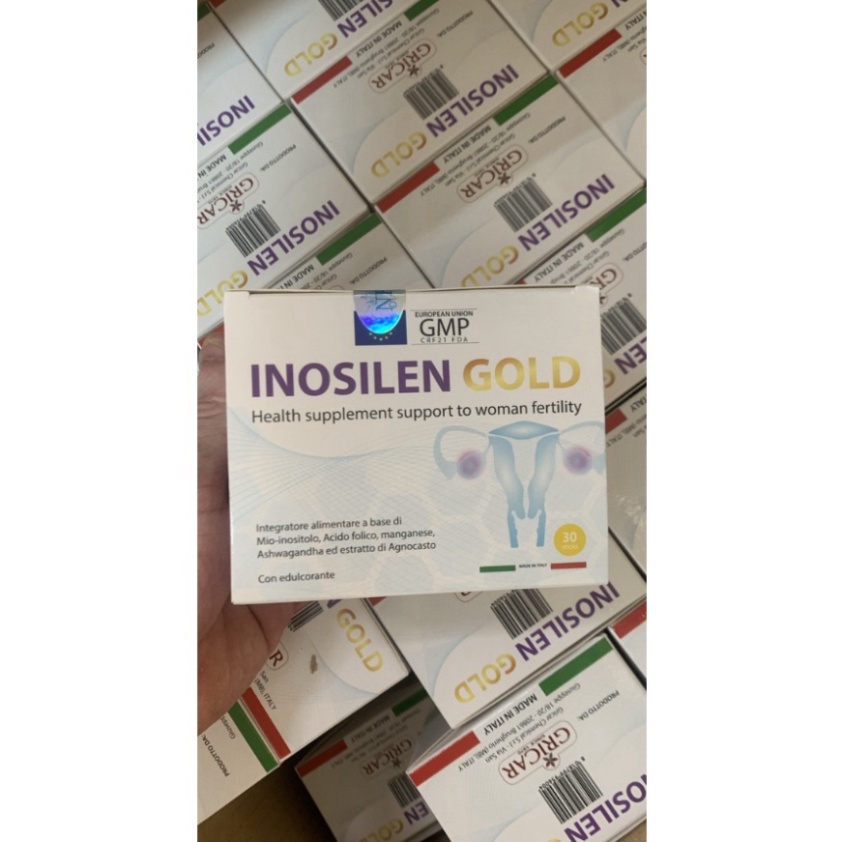Inosilen Gold hộp 30 gói cải thiện tình trạng buồng trứng đa nang
