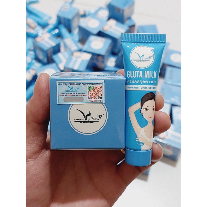 Kem thâm nách Gluta Milk Thái Lan  ❤FREESHIP❤ Kem khử thâm nách các vùng da thâm sạm