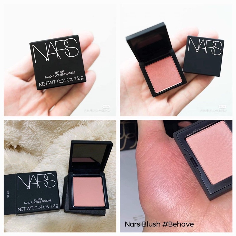 Phấn má Nars mini 1.2g màu Behave, Orgasm fullbox