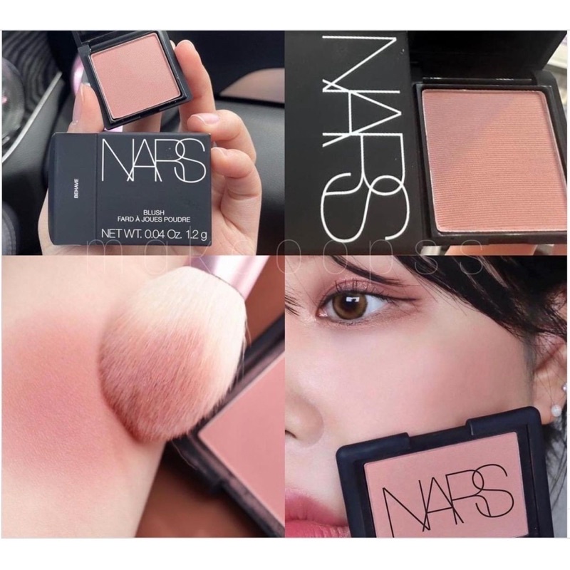 Phấn má Nars mini 1.2g màu Behave, Orgasm fullbox