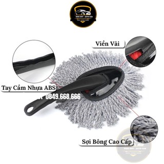 Chổi lau bụi xe ô tô mini - Chổi vệ sinh nội thất ô tô - lau bụi màn hình máy tính,nhà cửa vv..