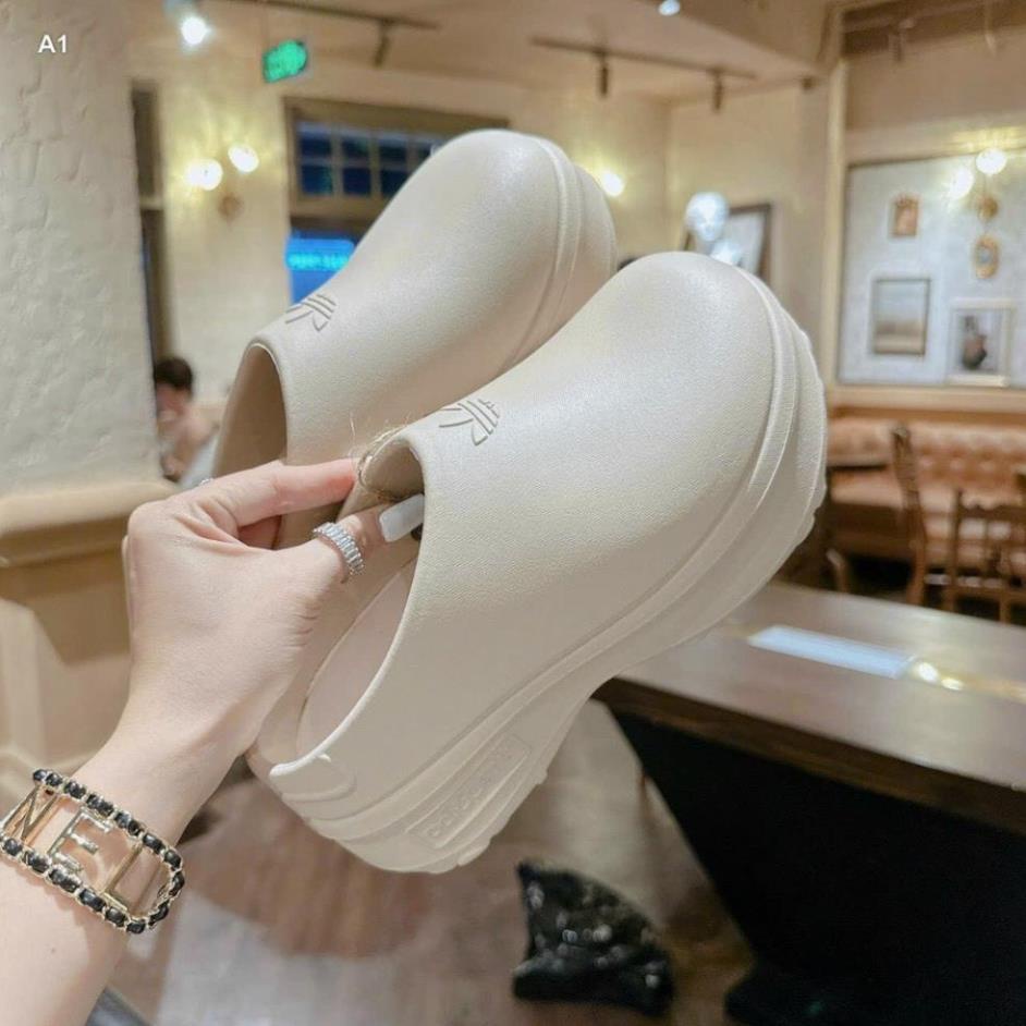 Giày Sục Adidas Stan SmithMule Nữ Tăng Chiều Cao Đế SIêu Nhẹ Hàng Chuẩn 1 - 1 Fullbox