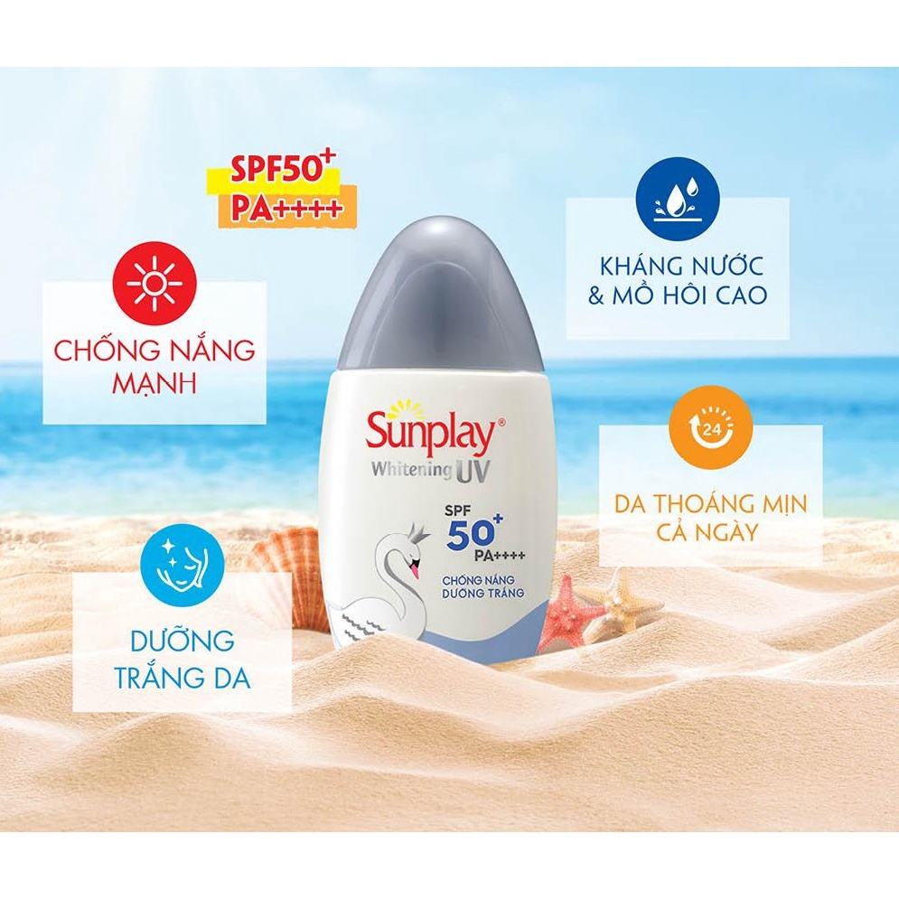 Sữa Chống Nắng Dưỡng Giúp Sáng Da Sunplay Whitening UV SPF50+ PA+++ 30Gr