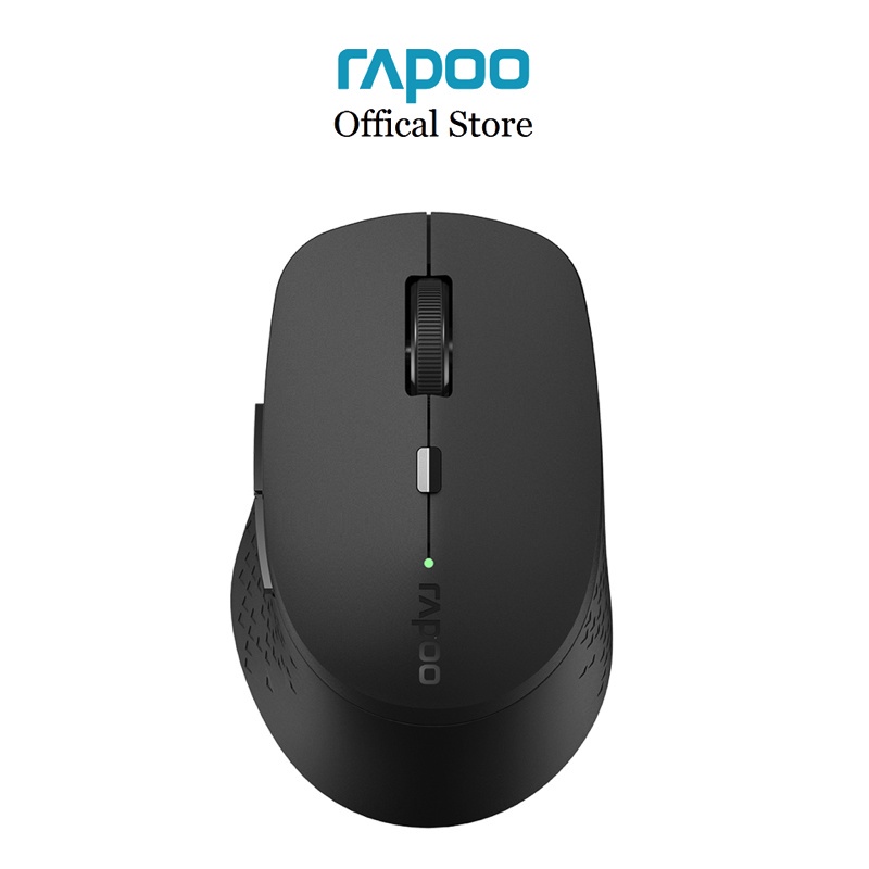Chuột Rapoo không dây silent M300W sạc Qi không dây - Đa Kết Nối đầu thu USB Receiver 2.4G/ Bluetooth 3.0/ 4.0