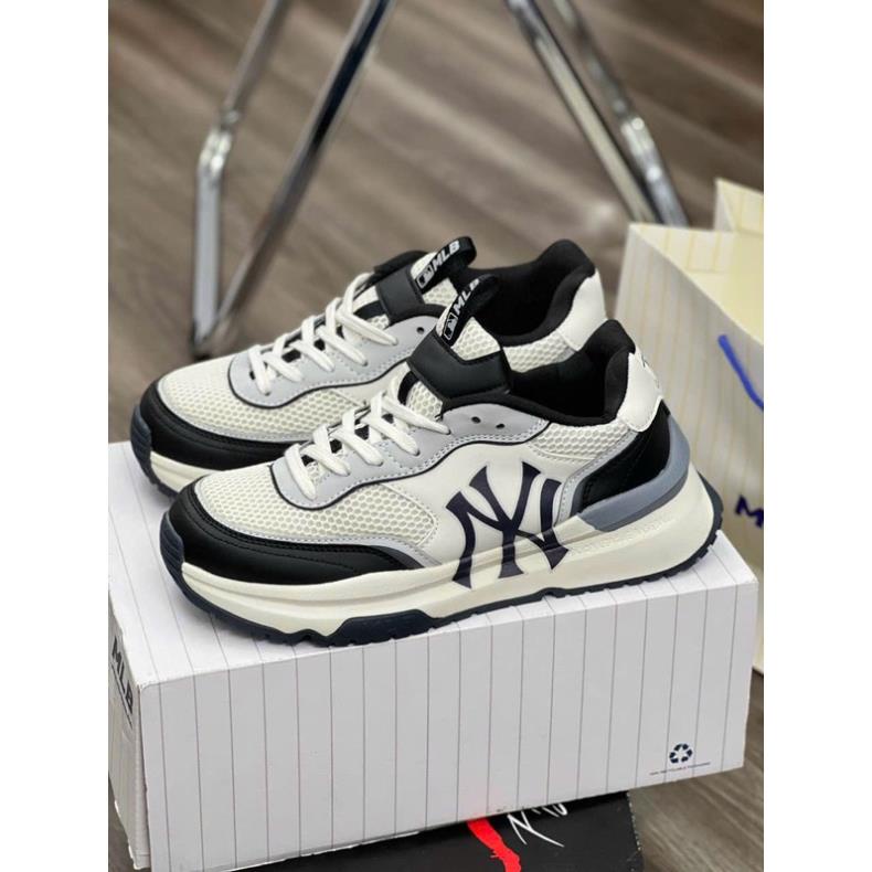 Giày thể thao MLB Bigball Chunky Lite Sd trắng đen Full Box , Giày sneaker nam nữ MLB Bigball Chunky Lite Sd  MLB RUNNER