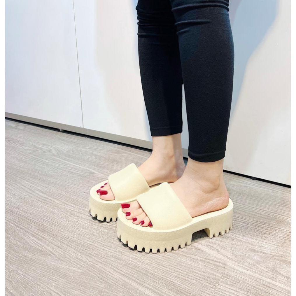 Dép quai ngang Gucci nữ độn đế 5cm. Hàng QC cao cấp . Hot trend 2023