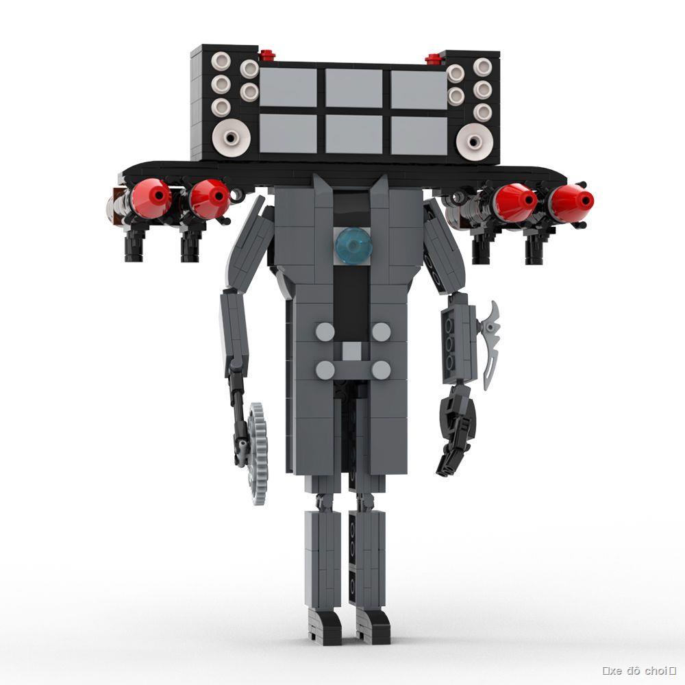 BuildMOC Vệ Sinh Người VS Giám Sát Búp Bê Titan Âm Thanh Hình Mới Lắp Ráp Xếp Hình Khối Xây Dựng Đồ Chơi Bé Trai