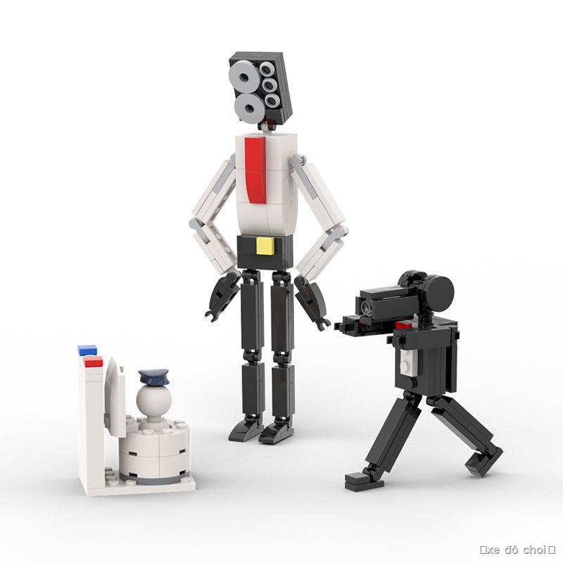 BuildMOC Vệ Sinh Người VS Giám Sát Búp Bê Titan Âm Thanh Hình Mới Lắp Ráp Xếp Hình Khối Xây Dựng Đồ Chơi Bé Trai