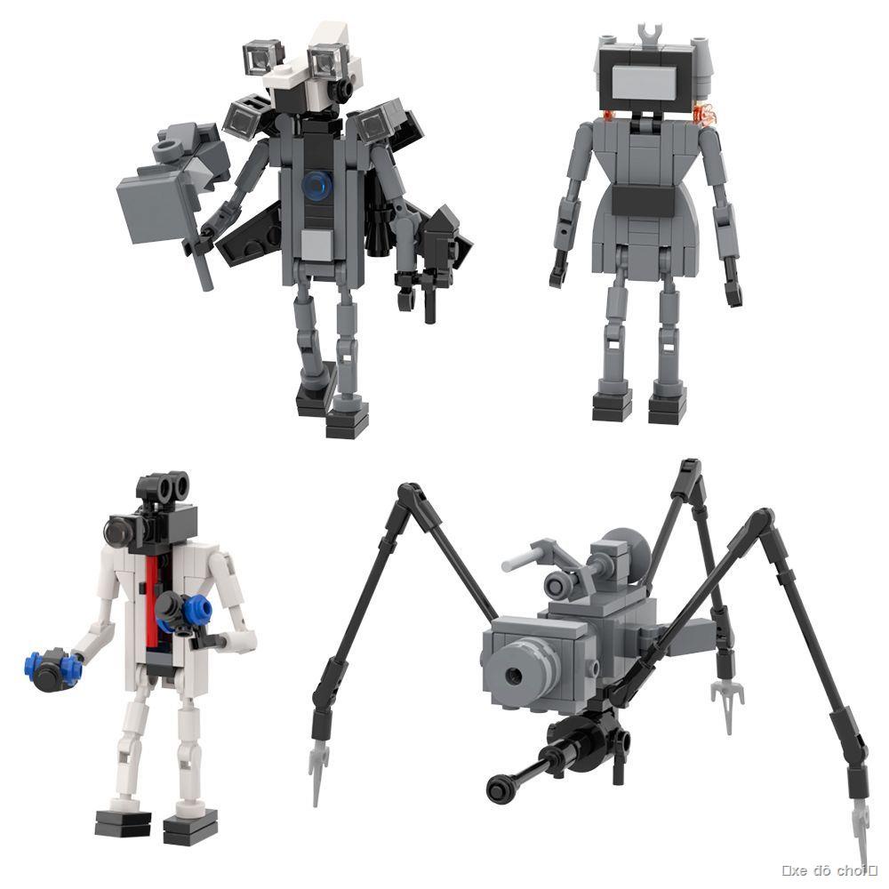 BuildMOC Vệ Sinh Người VS Giám Sát Búp Bê Titan Âm Thanh Hình Mới Lắp Ráp Xếp Hình Khối Xây Dựng Đồ Chơi Bé Trai