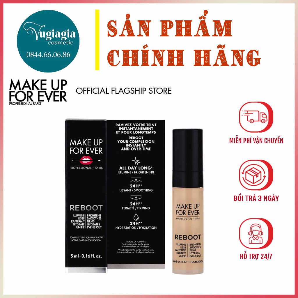 Kem nền Make Up For Ever Reboot Foundation 30ml kem nền kiềm dầu suốt 24h