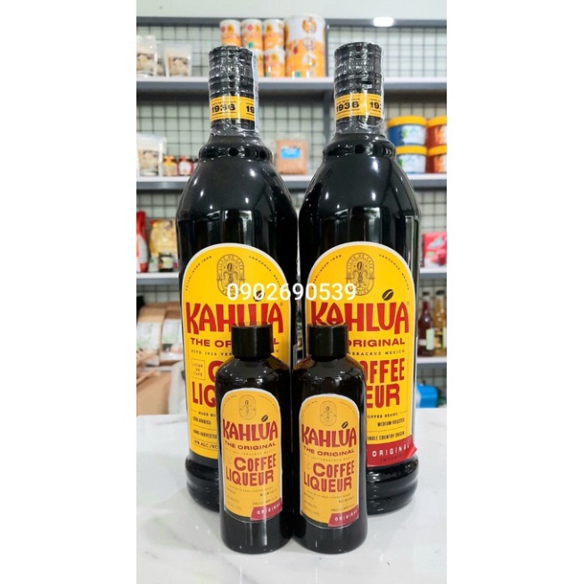 Hương mùi cà phê Kahlúa làm bánh tiramisu pha chế thức uống