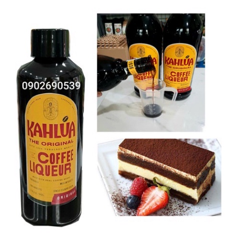 Hương mùi cà phê Kahlúa làm bánh tiramisu pha chế thức uống