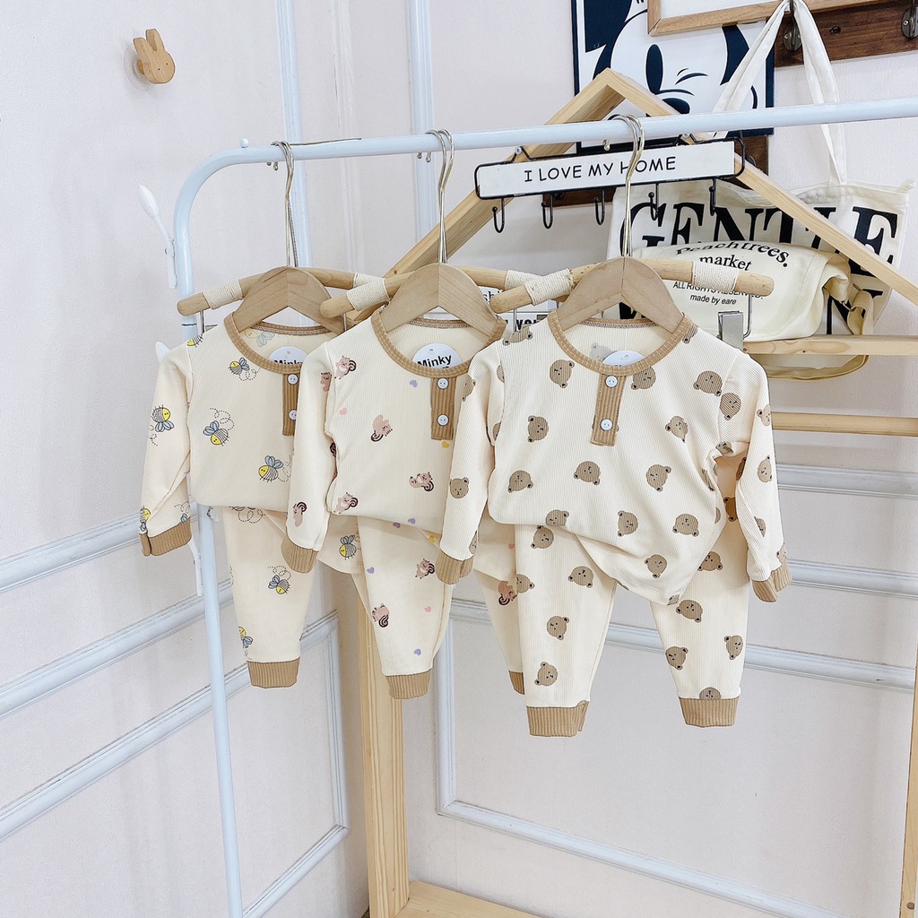 6-16KG BỘ TĂM DÀI TAY CỔ TRỤ NHIỀU HÌNH ĐÁNG YÊU