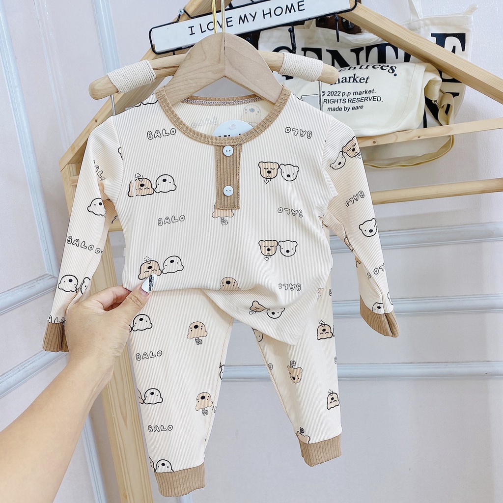 6-16KG BỘ TĂM DÀI TAY CỔ TRỤ NHIỀU HÌNH ĐÁNG YÊU