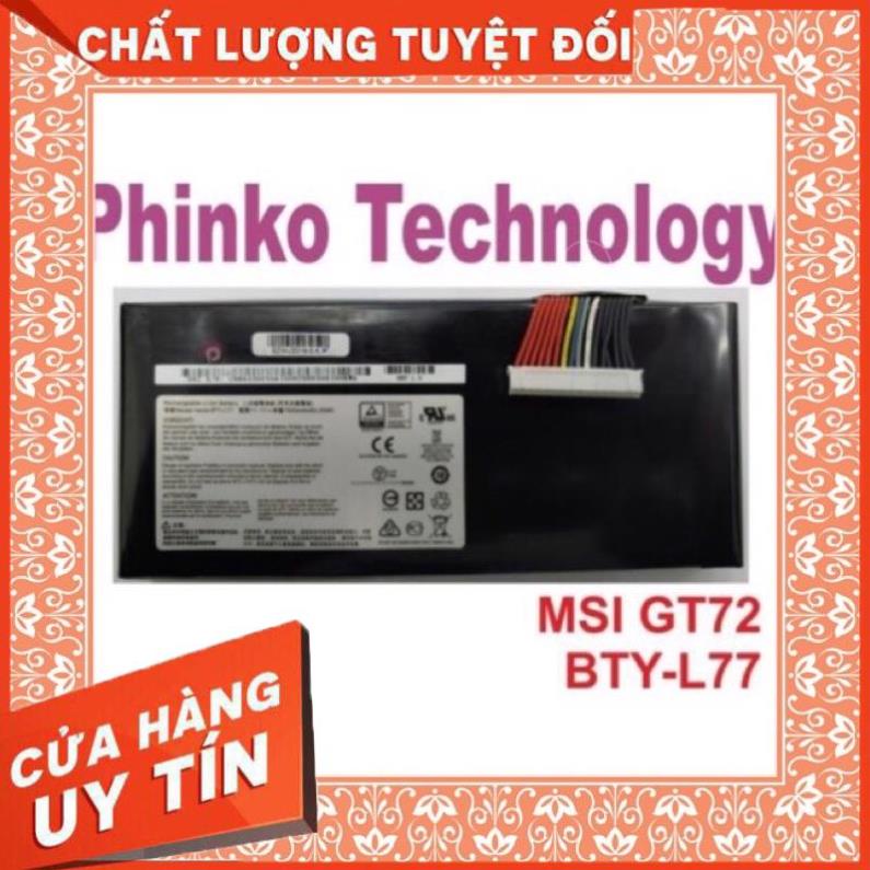 HCM Pin Laptop MSI GT72 2QD GT72S 6QF GT80 2QE BTY-L77 New Battery Original 83.25Wh