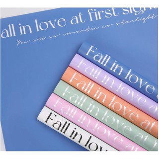 ❤ Giấy gói hoa Fall in love at first sight ❤