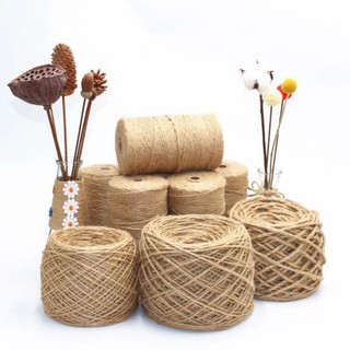 Dây thừng, dây gai, dây bố màu nâu trang trí, handmade, làm thiệp, trụ cào móng , decor, ...