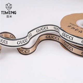 Ruy băng lụa in thương hiệu bản 1cm ...