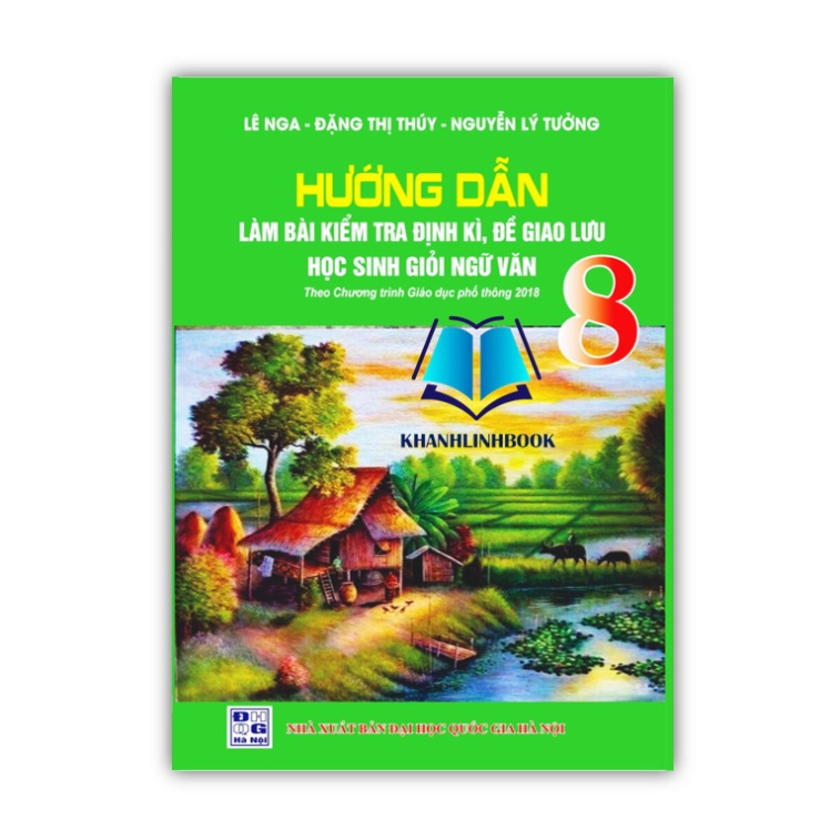 Sách - Combo 2 cuốn Hướng dẫn làm bài kiểm tra định kì + Hướng dẫn làm các dạng bài văn lớp 8