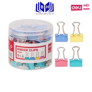 Kẹp bướm màu deli 15mm e8556a 8556a