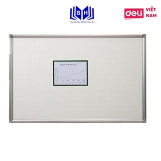 Bảng trắng/ bảng từ deli 800x600mm
