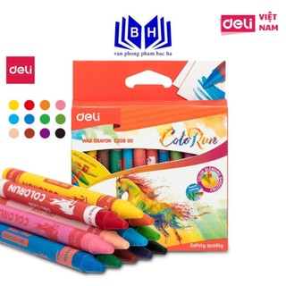 Bút sáp nến deli c20800/ c20820 - 12/24 màu