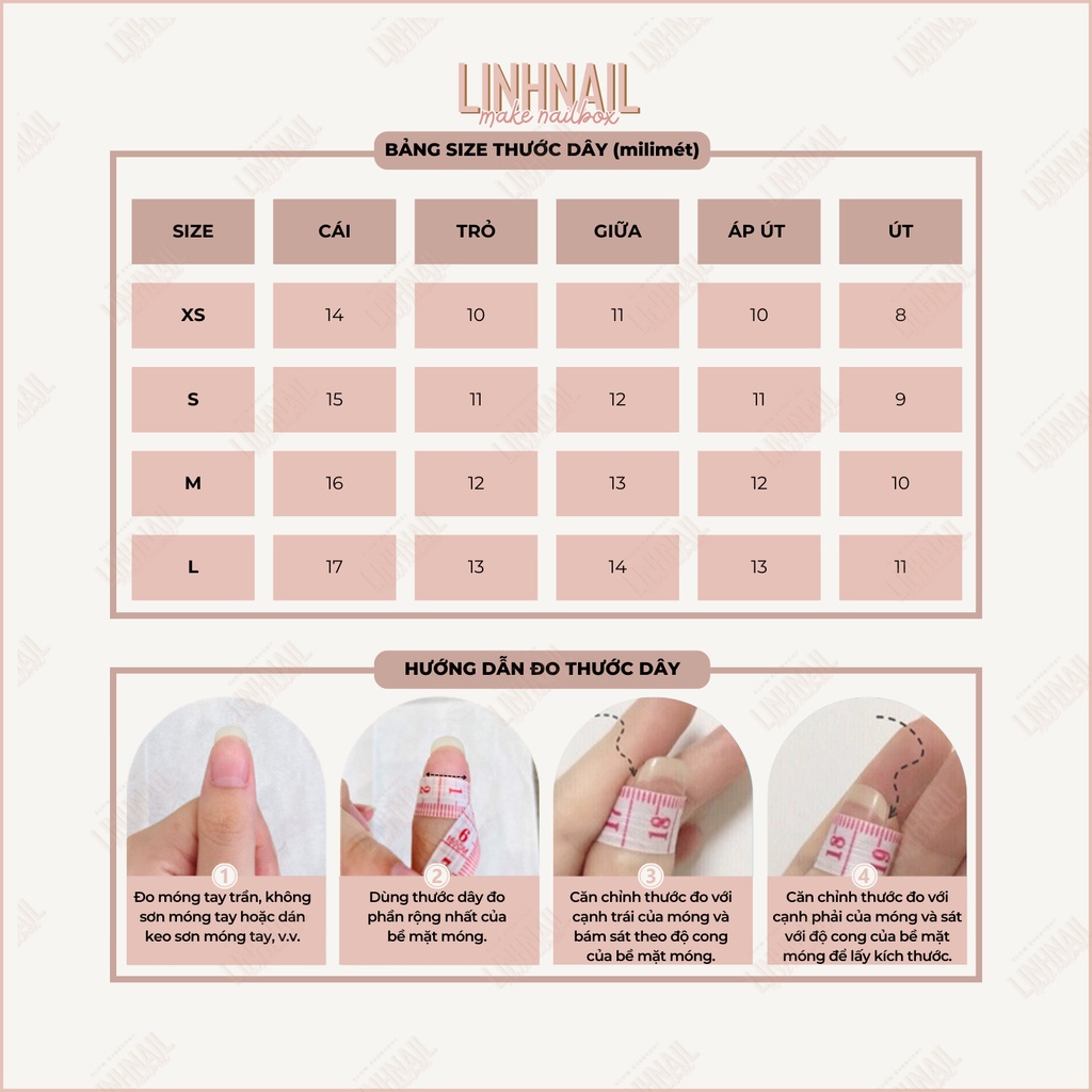 L015 Nailbox thiết kế mắt mèo sữa gạo viền nổi tráng gương