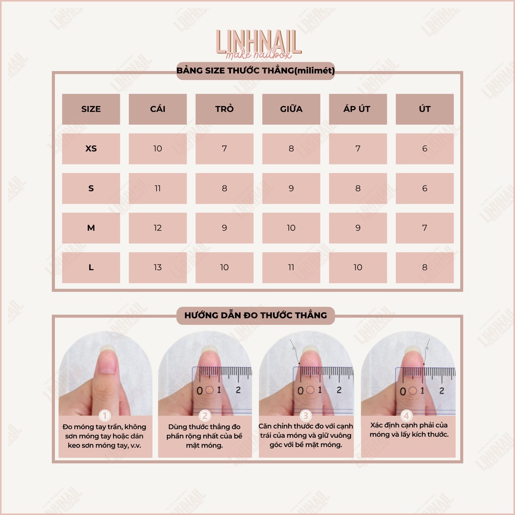 L015 Nailbox thiết kế mắt mèo sữa gạo viền nổi tráng gương