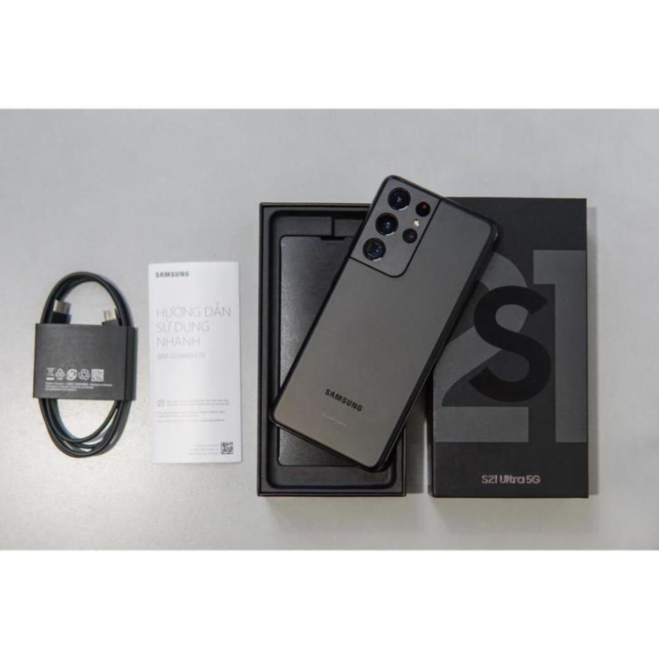 Điện thoại Samsung Galaxy S21 Ultra 5G 128GB Pin 5000mAh sạc nhanh 25W-Bh 12 tháng