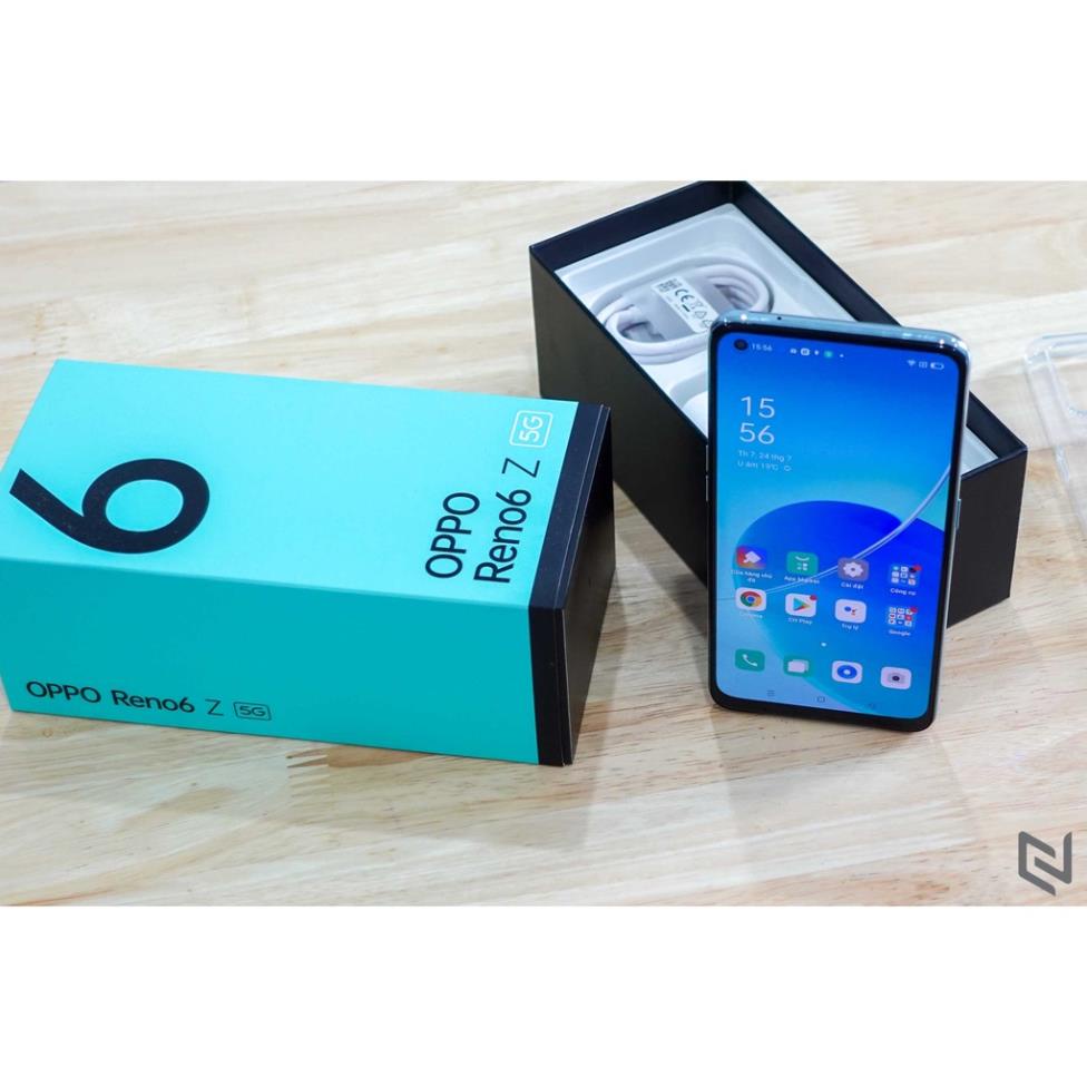 Điện thoại OPPO Reno6 Z 5G  thiết kế siêu đẹp- fullbox nguyên seal BH chính hãng toàn quốc