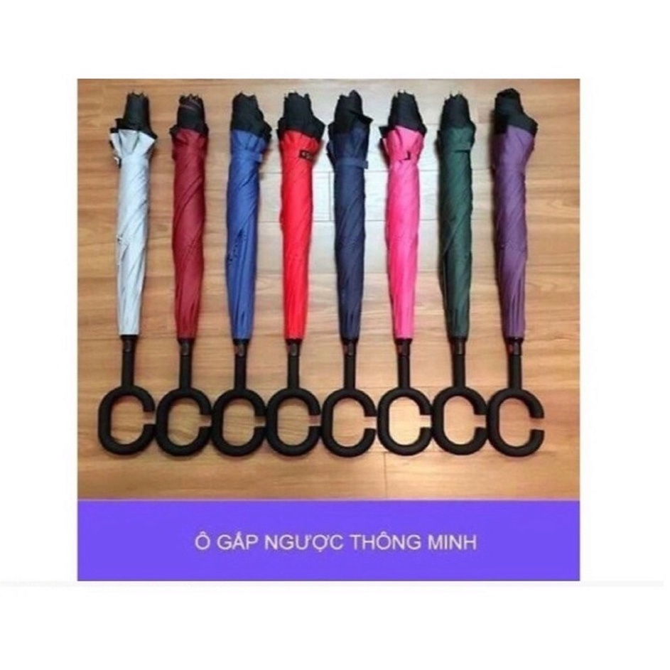 Ô dù gấp ngược thông minh cỡ lớn tiện lợi - Dù Gấp Ngược Thông Minh Siêu Tiện Ích Cho Đi Ô Tô Chắn Tia UV Tuyệt Đối
