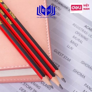 Combo 6 - 12 chiếc Bút chì DeLi 2B E10902 ( 10902 ) - thân lục giác