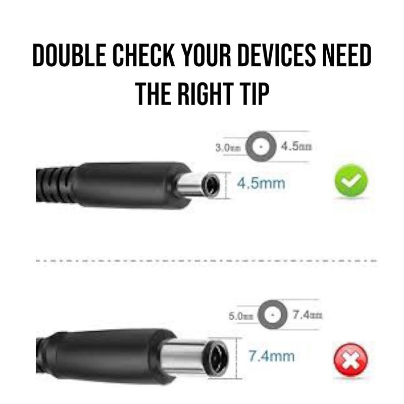 Sạc Zin Laptop Dell 90W 19.5V 4.62A Chân Kim Nhỏ Dùng Cho DELL 5759 5755 7558 3558 3148 7558 5558 5458 XPS 13 XPS12