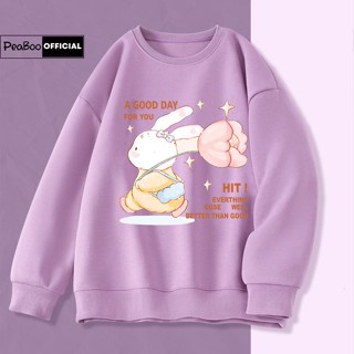 Áo Sweater BST Màu Tím In Hình Nam Nữ By PEABOO Unisex Chất Nỉ Lót Bông Form Rộng