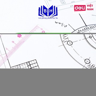 Thước kẻ deli eh655 / thước vẽ 15cm deli h655