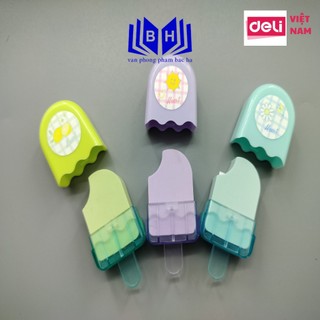 Tẩy màu hình que kem Deli 71122 - giao màu ngẫu nhiên