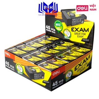Combo 10 viên Gôm tẩy đen 2B Deli, 40×22×12mm - E3043 ( 3043 )