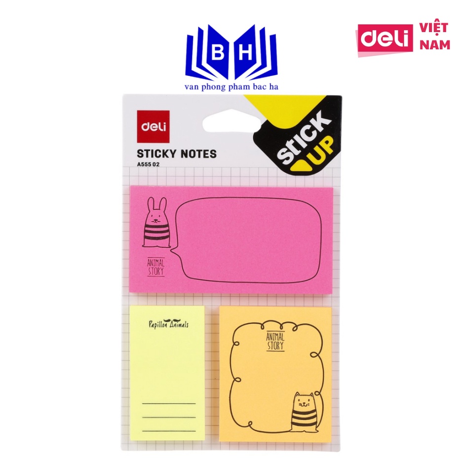 Giấy nhắn/ Sticky Notes Deli A55502 ( Giấy nhắn )