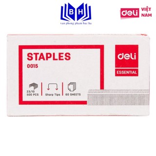 Ghim dập/ đạn ghim 23/10 deli/kim bấm - e0015