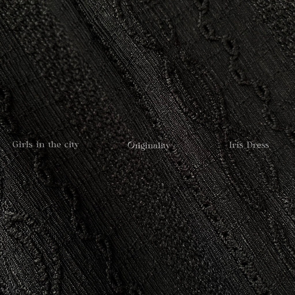 ORIGINALITY - ĐẦM NGẮN REN THUN - IRIS DRESS