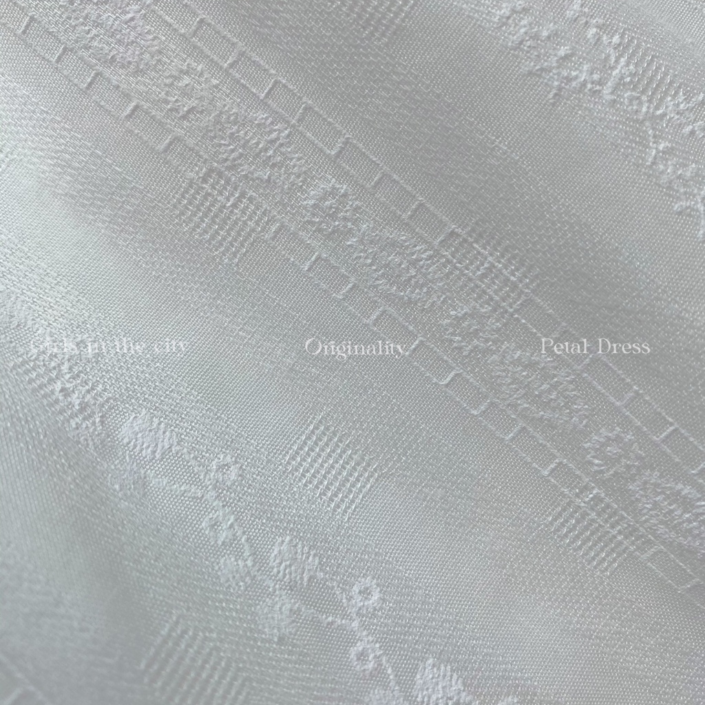 ORIGINALITY - PETAL DRESS - WHITE