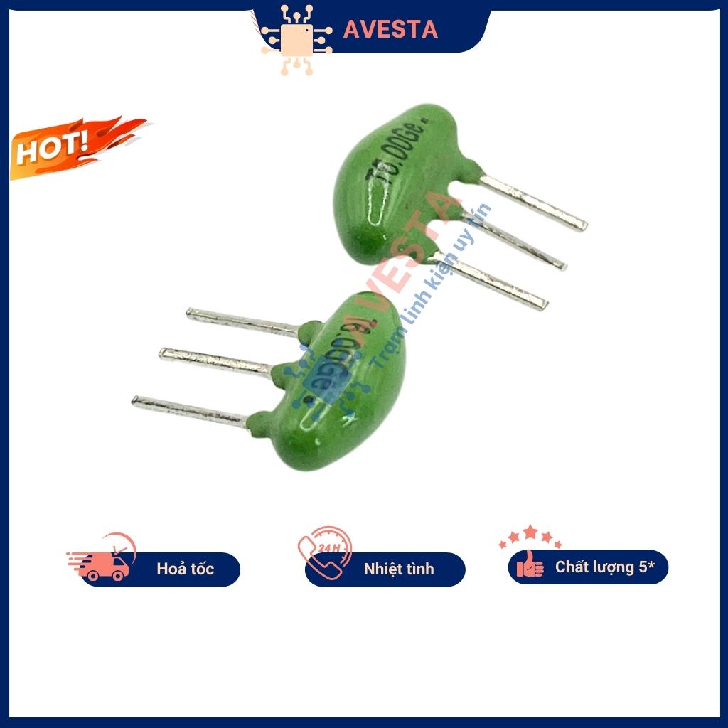 Thạch anh 2 chân ZTA  4Mhz 5Mhz 6Mhz 8Mhz 10Mhz 12Mhz 16Mhz chất lượng cao Avesta