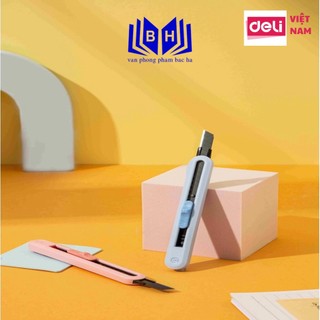 Dao rọc giấy Deli D063 màu pastel / dao để rọc giấy 063 bản Sơn Tùng MTP M-TP