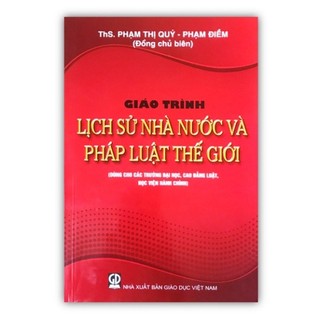 Sách - giáo trình lịch sử nhà nước và pháp luật thế giới
