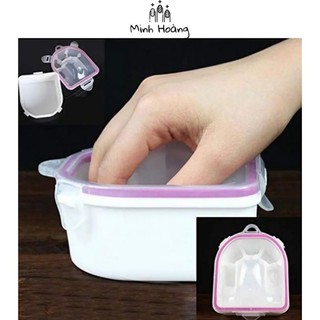 Bát ngâm tay làm nail loại 2 lớp - Bát nhựa chuyên dụng nghành nail