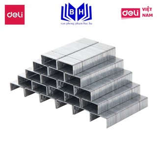 combo 10 hộp Ghim dập/ Đạn ghim 24/6 Deli E0012N ( N12 - 0012 )