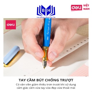 Bút máy kim khí Deli - Có hộp đựng - CQ880 ( Q880 )