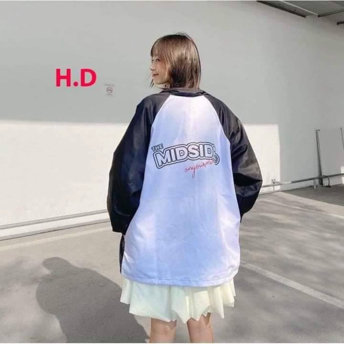 Áo khoác gió TMS Chất gió 1 lớp mềm đẹp Fom rộng nam nữ Uyên Fashion